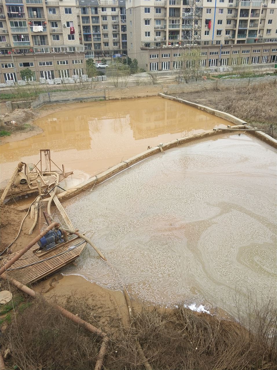 南丹沉淀池淤泥清理-厂区废水池淤泥清淤