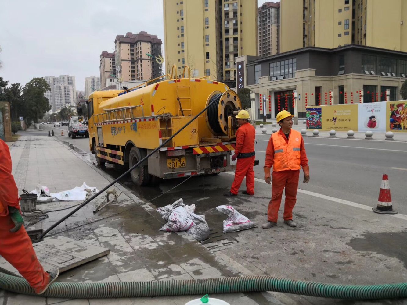 南丹排污管道清淤-管道清洗